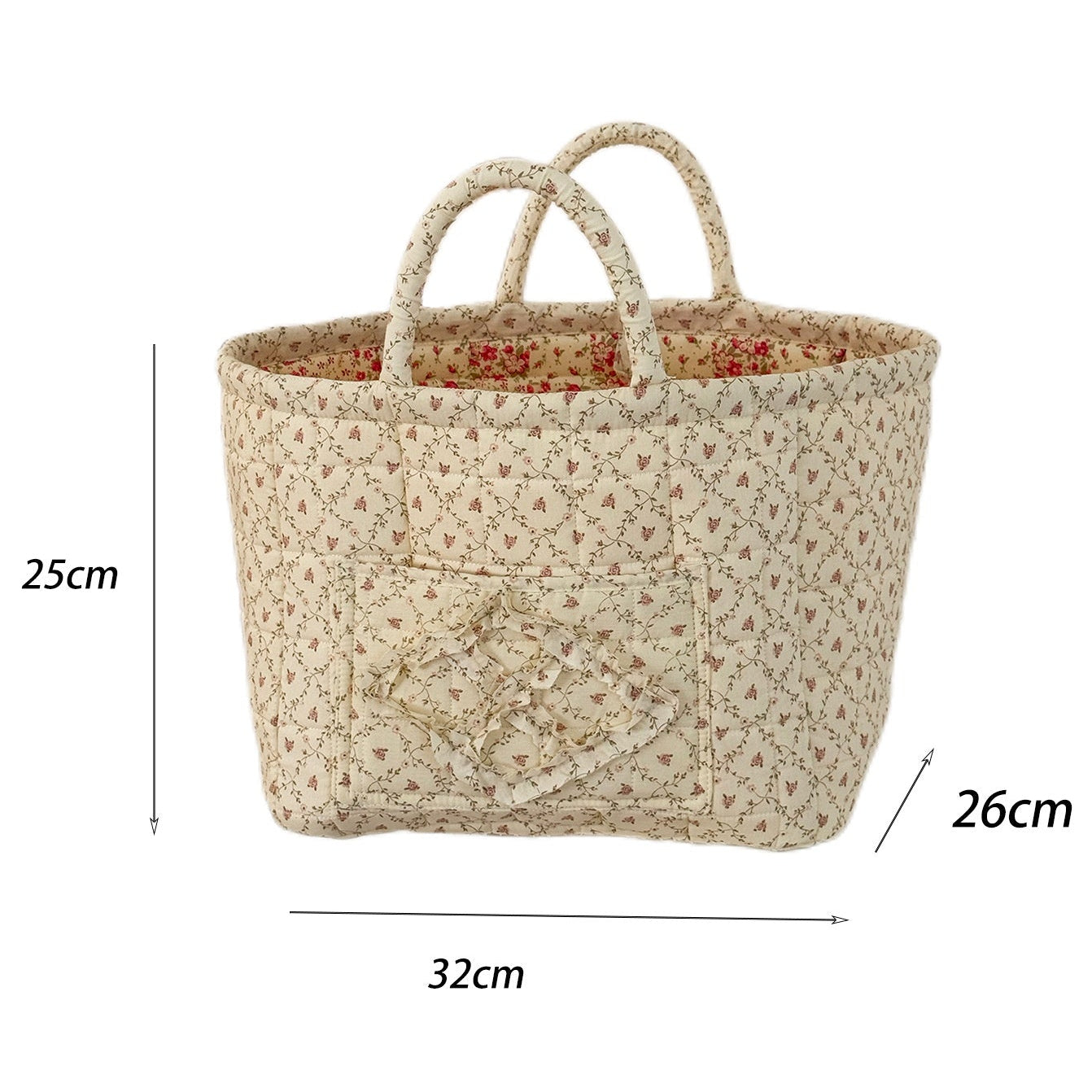 Floral Multi-Purpose Basket