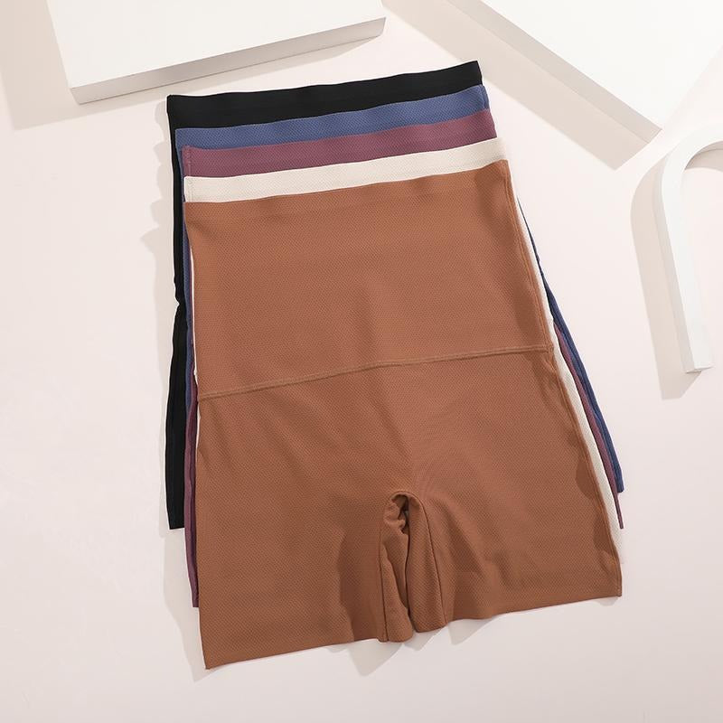 Women’s High-Waisted Seamless Boyshorts – 4-Pack Comfort Fit