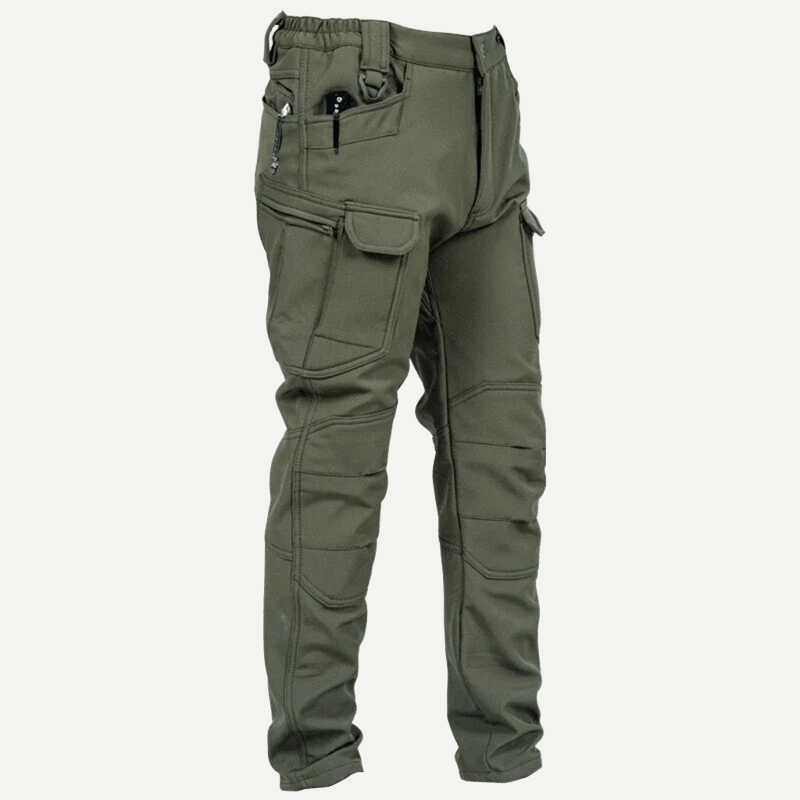 Men Waterproof Warm Fleece Pants for Outdoors