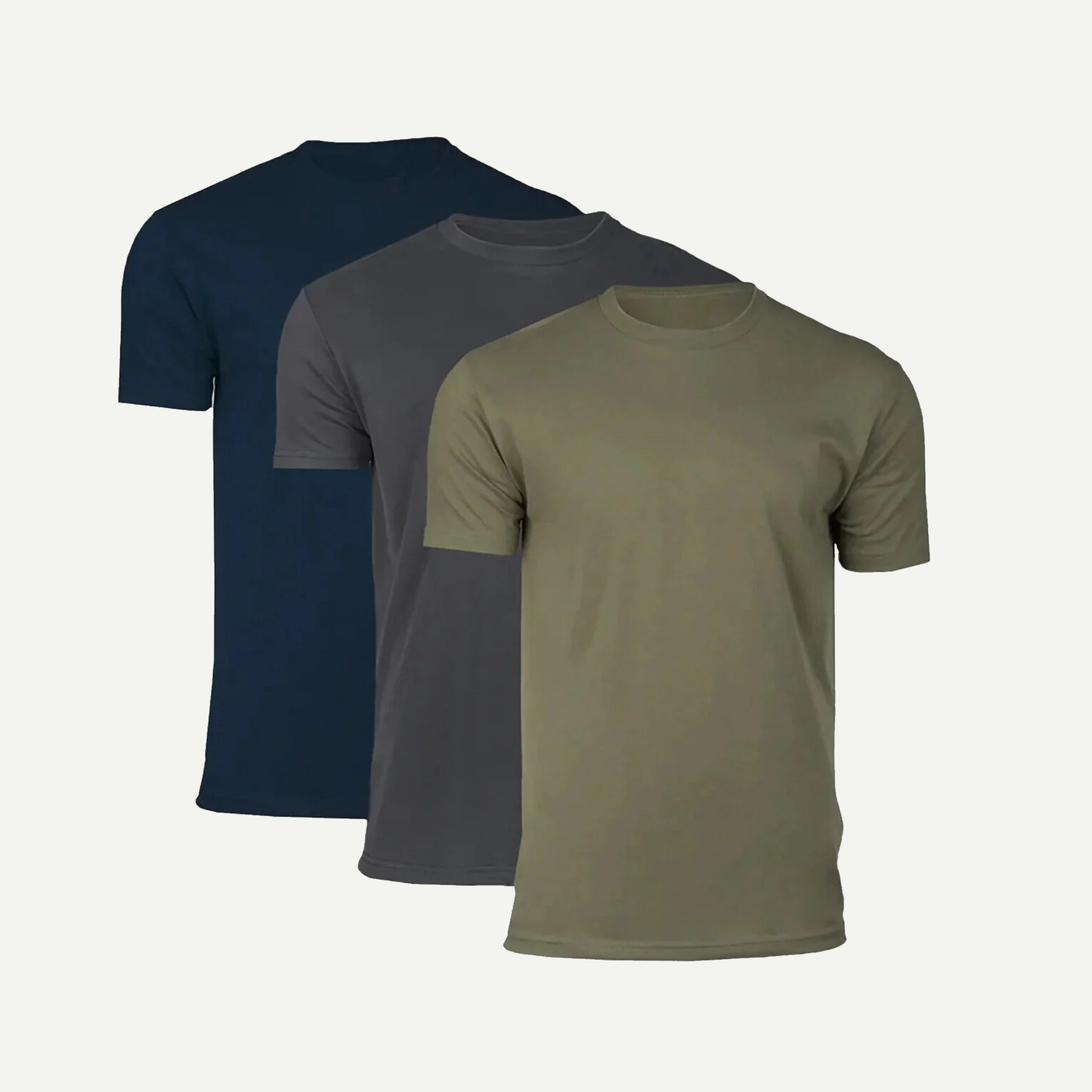 The Essential Crew Neck Tees – 3-Pack for Everyday Comfort