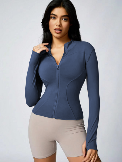 Women’s Full Zip Sports Jacket for Yoga