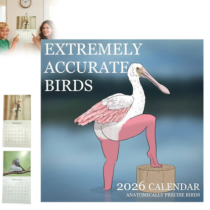 2026 Calendar of Extremely Accurate Birds