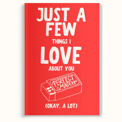Just a Few Things I Love About You Couples Fill-In-Blank Book