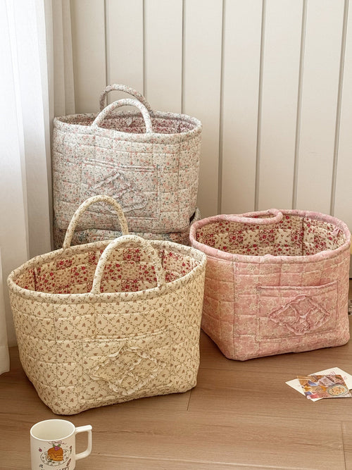 Floral Multi-Purpose Basket