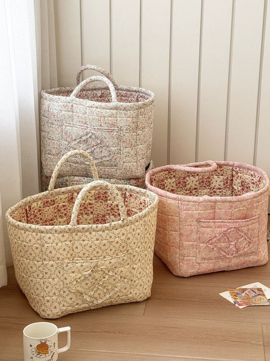 Floral Multi-Purpose Basket