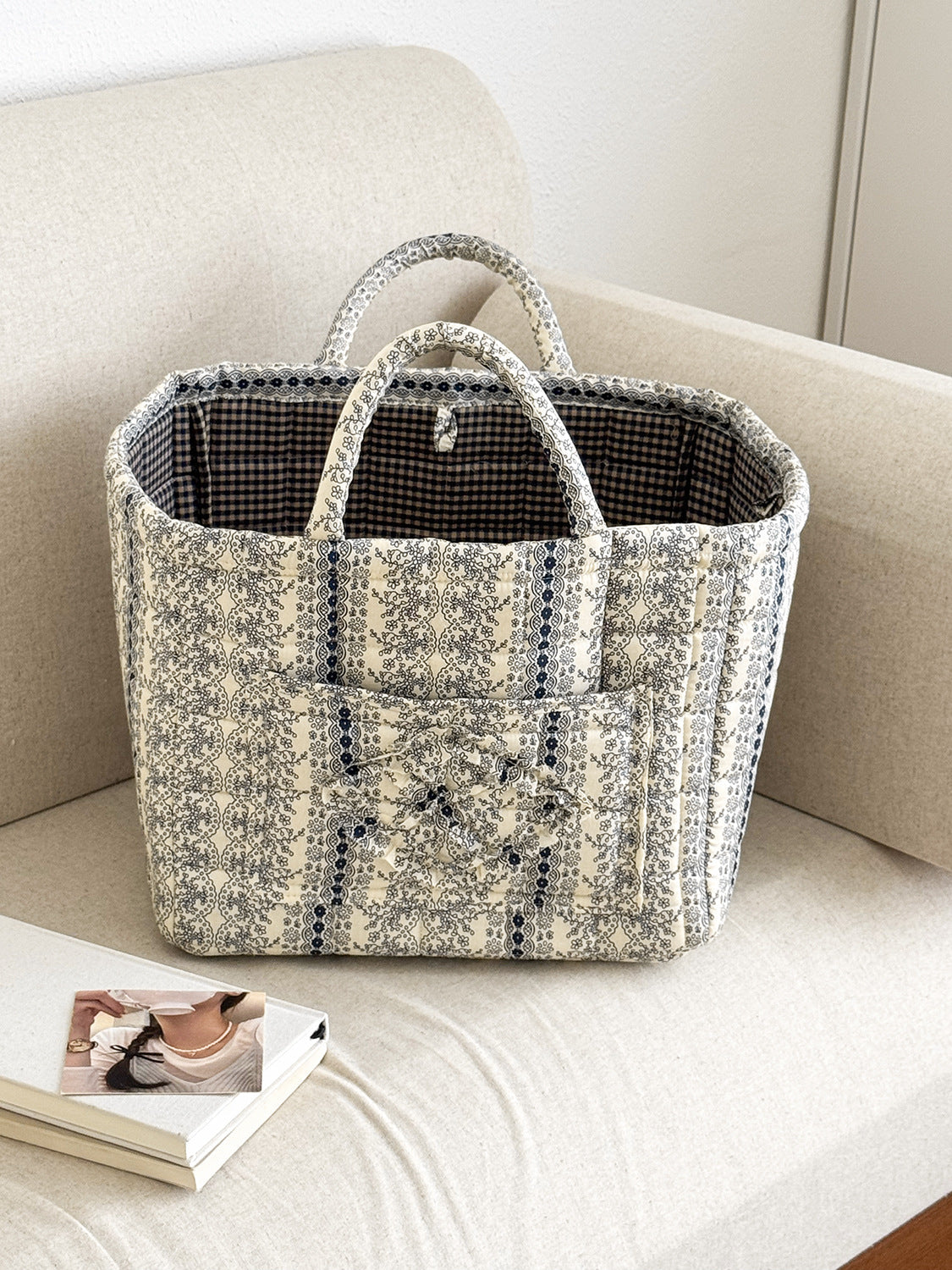 Floral Multi-Purpose Basket