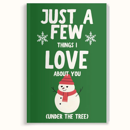 Just a Few Things I Love About You Couples Fill-In-Blank Book