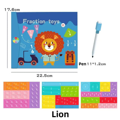 Magnetic Fraction Puzzle – Learn Math Through Play