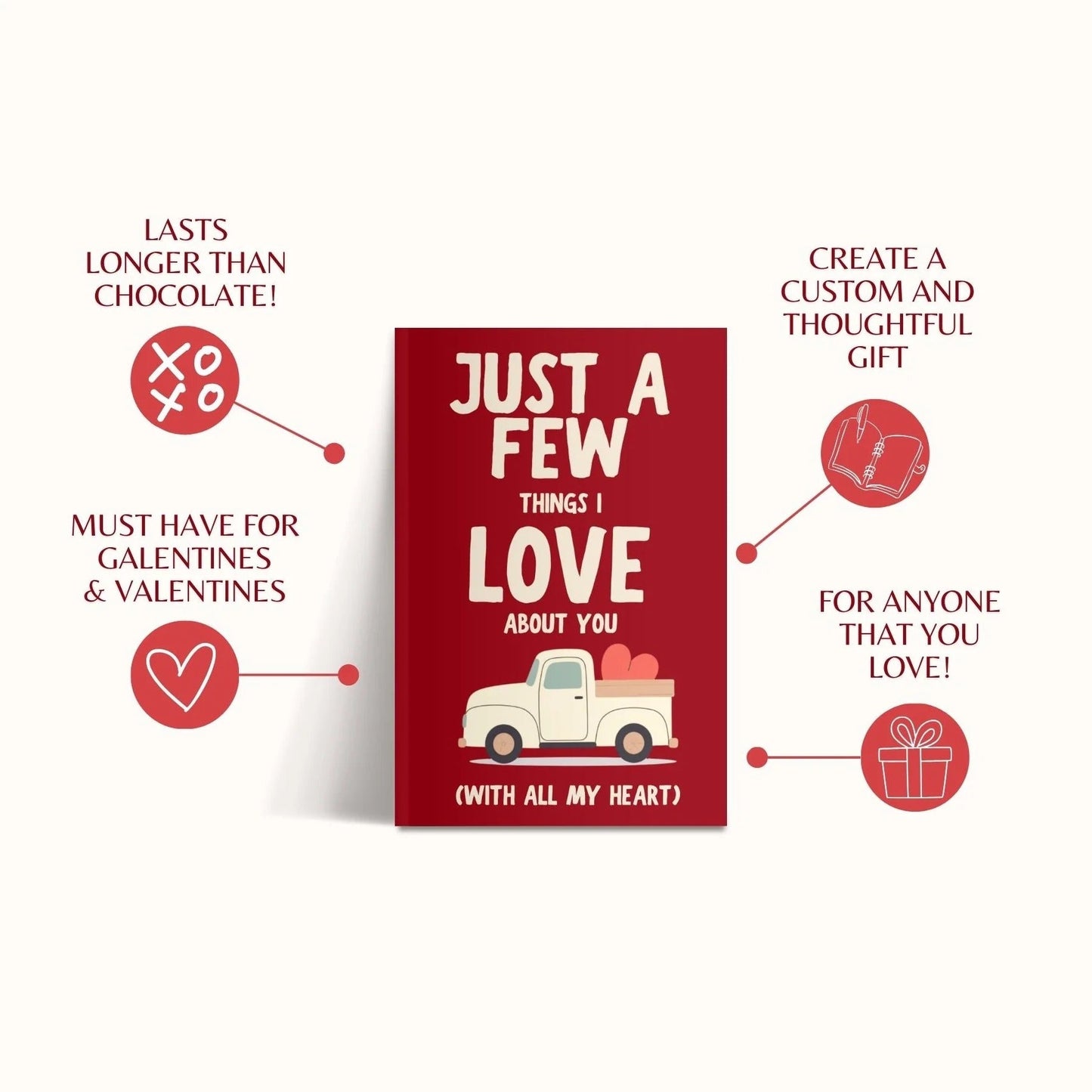 Just a Few Things I Love About You Couples Fill-In-Blank Book